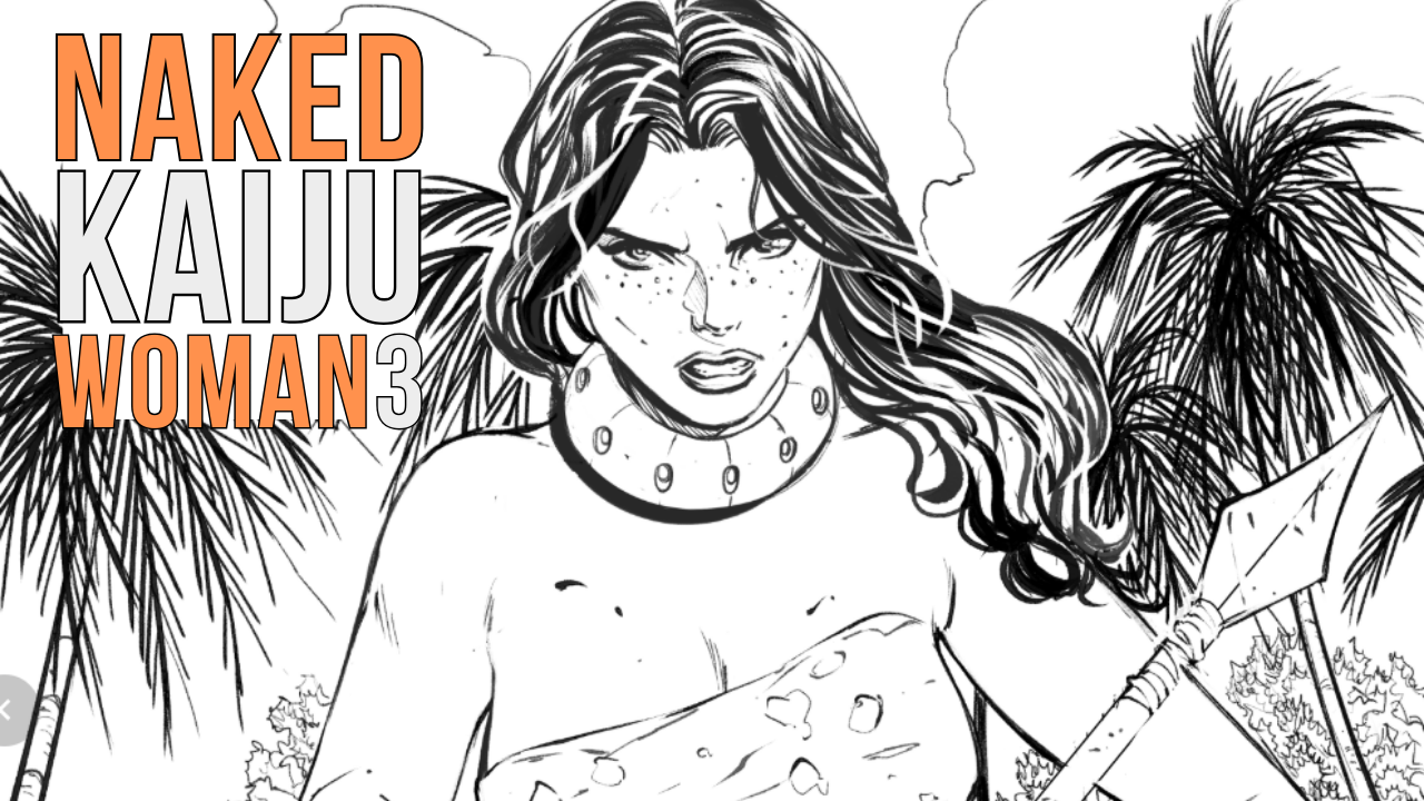 Naked Kaiju Woman #3